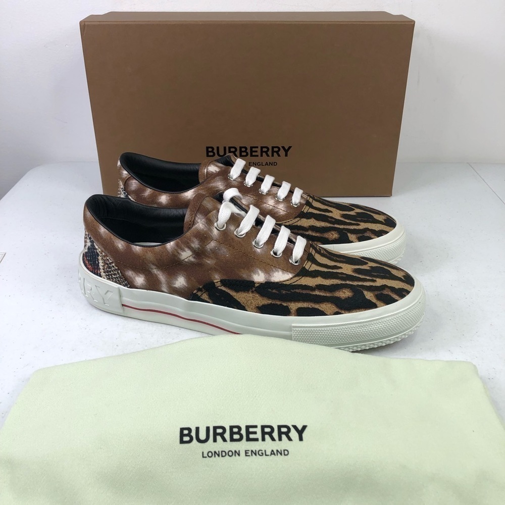 BURBERRY Men’s Leo Bambi Skate Sneaker Shoes
